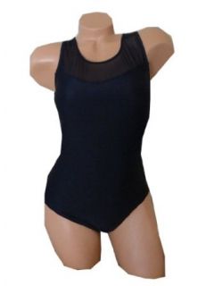 George. Swimwear Shadow Black High Neck Tank Style Swimsuit (Catalina size 4/6) at  Womens Clothing store: Fashion One Piece Swimsuits