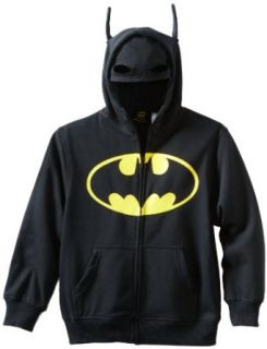 Warner Bros. Boys 8 20 Batman Character Hoodie, Black, Medium: Clothing