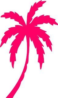 Palm Tree 6 INCH HOT PINK Vinyl Decal Sticker OTHER COLORS AVAILABLE: Everything Else