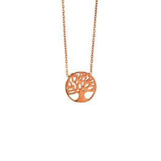 SKU Jewelry Tree of Life Rose Gold Pendant Necklace: Jewelry