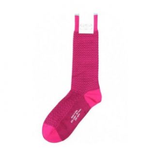 Penrose Men's Crocus Zig Zag Socks M PNK at  Mens Clothing store: Casual Socks