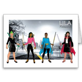 Business Women Warriors Greeting Cards