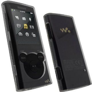 iGadgitz Clear Crystal Hard Case Cover for Sony Walkman NWZ E450 Series + Screen Protector (NWZ E450, NWZ E453, NWZ E454, NWZ E455) : MP3 Players & Accessories