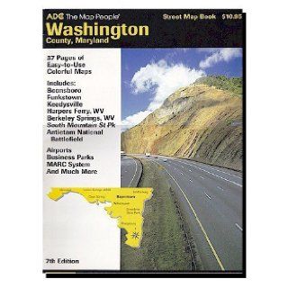 Washington County, Maryland Street Map Book: Maryland: Adc: 9780875300566: Books