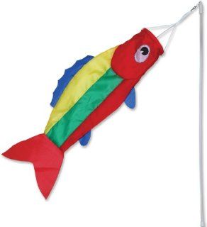Premier Kites 18015 Fish Wind Wand 12 Pack Windsock, Primary, 18 Inch : Wind Socks : Patio, Lawn & Garden