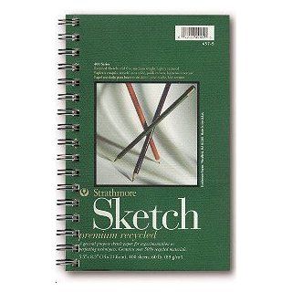 Strathmore ST457 8 8 in. x 24.5 in. 400 Series Wire Bound Recycled Sketch Pad Toys & Games