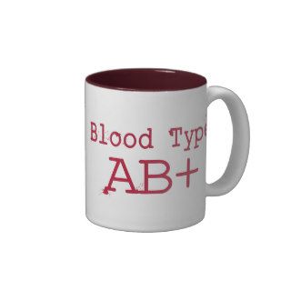 Blood Type AB Positive Coffee Mug