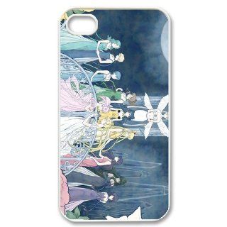 Custom Sailor Moon Cover Case for iPhone 4 4s LS4 3595: Cell Phones & Accessories