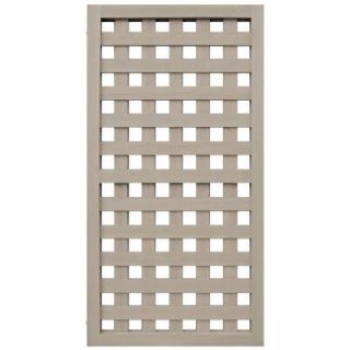 Yardistry 1.5 in. x 19.5 in. x 3.125 ft. Two High Lattice Panel DISCONTINUED YP11004