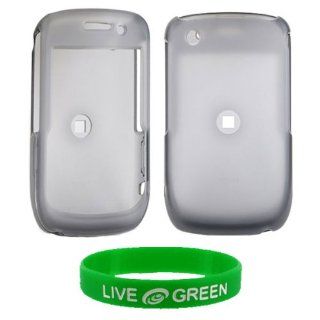 Frosted Smoke Snap On Hard Case for RIM BlackBerry Curve 8520 Phone, T Mobile: Cell Phones & Accessories