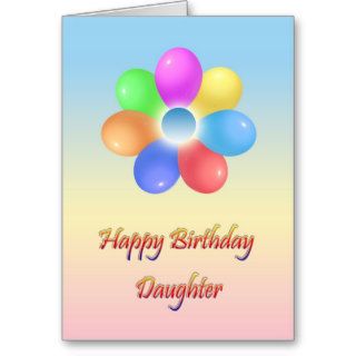 Happy Birthday Daughter Card