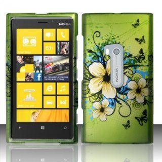 Bundle Accessory for AT&T Nokia Lumia 920   Hawaii Flower Designer Hard Case Protector Cover + Lf Stylus Pen + Lf Screen Wiper: Cell Phones & Accessories
