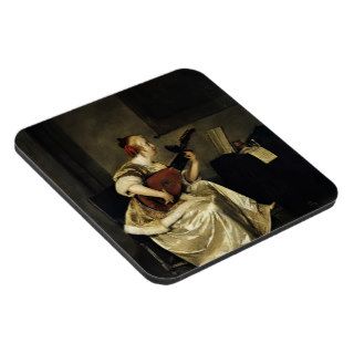 Gerard Terborch  The Lute Player Coasters