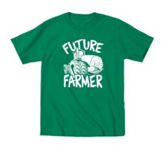Kidteez Baby boys Future Farmer Shirt: Infant And Toddler T Shirts: Clothing