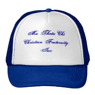 Mu Theta Chi Christian Fraternity, Inc. Mesh Hat