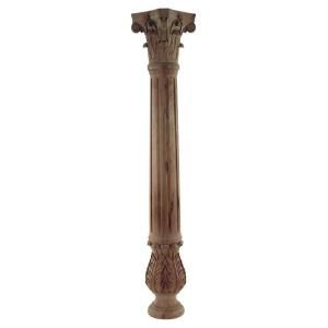 Foster Mantels Full Grand Acanthus 6 5/8 in. x 39 in. x 6 5/8 in. Cherry Column C139C