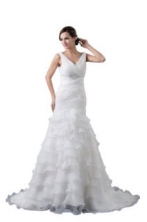 herafa Wedding Dress Elegant NO.w35392 at  Womens Clothing store