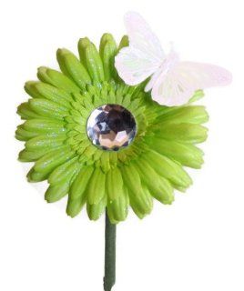 VW Beetle Flower   Green Diamond Bling Daisy: Automotive