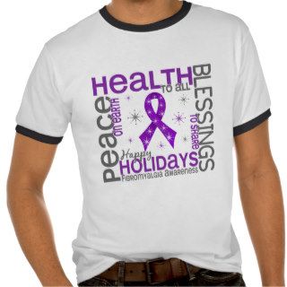 Christmas 4 Fibromyalgia Snowflakes T shirt