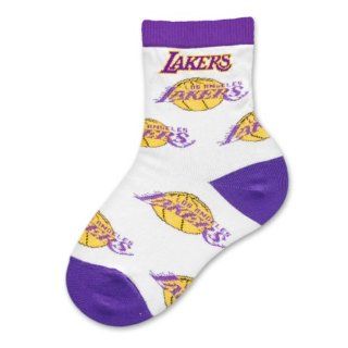 NBA Los Angeles Lakers Infant All Over Print Socks : Infant And Toddler Sports Fan Apparel : Sports & Outdoors