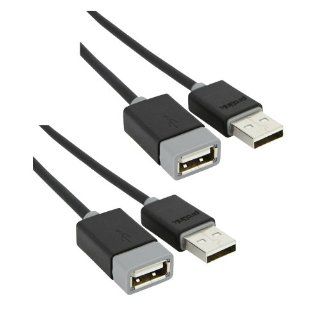 eBuy 2pack prolink PB467 (10feet/3M) USB2.0 Type A Male to Type A Female Extension Cable   Black: Electronics