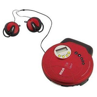 RCA RP2520 MP3 Personal CD Player   Red : MP3 Players & Accessories