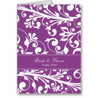 DESIGN 03  Colour Purple Greeting Cards
