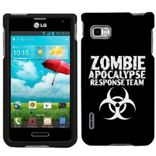 T Mobile LG Optimus F3 Zombie Apocalypse Response Team on Black Phone Case Cover: Cell Phones & Accessories