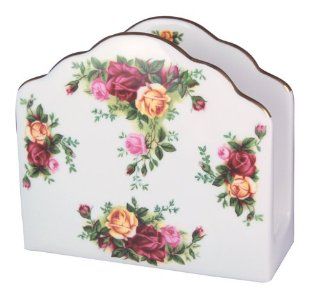 Royal Albert Old Country Roses Napkin Holder: Kitchen & Dining