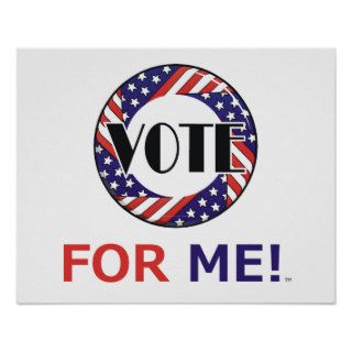 TEE Vote For Me Posters