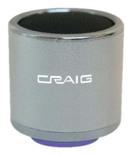 Craig Aluminum Case Ultra Sound Bluetooth Speaker (CMA3532BT) Color May Vary   Players & Accessories