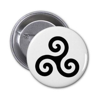 Celtic Triskelion Symbol Pins