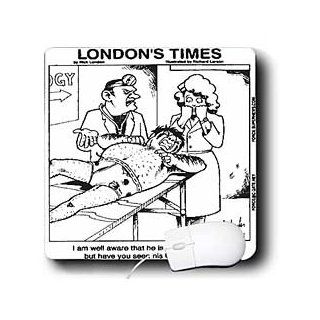 mp_2250_1 Londons Times Funny Medicine Cartoons   Bad Underwear Heart Attack   Mouse Pads: Computers & Accessories