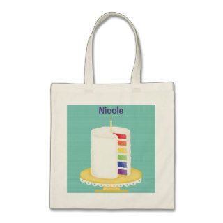 Rainbow Layered Birthday Cake Bag