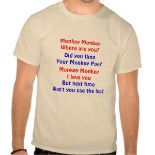 Monkey Monkey Shirts