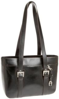 Etienne Aigner Salerno Tote, Black, one size: Tote Handbags: Clothing