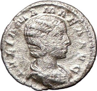 JULIA MAMAEA 222AD Rare Ancient Silver Roman Coin JUNO LUNA mother of Mars: Everything Else