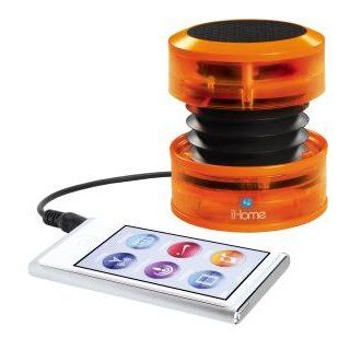 iHome Portable Speaker for  Players (Orange Neon)   Players & Accessories