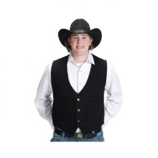Western Express Men's Cotton Denim Vest at  Mens Clothing store