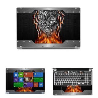 Decalrus   Decal Skin Sticker for Acer Aspire V5 471P with 14" Touchscreen (NOTES Compare your laptop to IDENTIFY image on this listing for correct model) case cover wrap V5 471P 13 Computers & Accessories