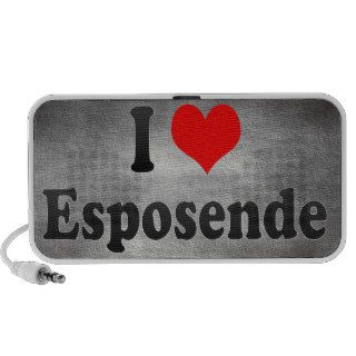 I Love Esposende, Portugal Notebook Speakers