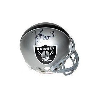 Tim Brown signed Oakland Raiders Mini Helmet: Sports Collectibles