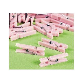 Pink Mini Clothes Pins (24 dozen)   Bulk: Toys & Games