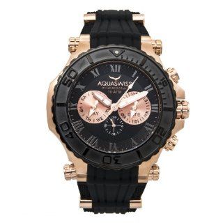 Aquaswiss 39G5005 Bolt Multifunction Swiss Watch Rose Gold Stainless Steel Case: Watches