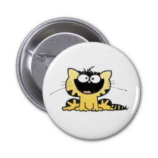 Happy Kitty Pinback Buttons