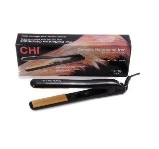 CHI Pure Color Nano Ceramic Titanium Flat Hair Iron Hair Straightener Styler, 1 Inch (black) : Flattening Irons : Beauty
