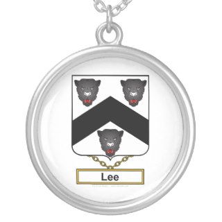 Lee Family Crest Custom Necklace