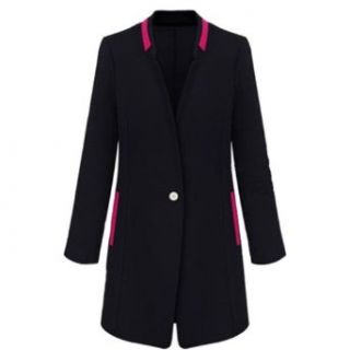 Eyekepper Women's Long Sleeve Single Button Pocket Irregular Hem Coat at  Womens Clothing store: Coats Jackets