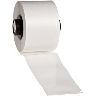 Brady PTL 11 498 TLS 2200 And TLS PC Link 0.75" Height, 0.5" Width, B 498 Repositionable Vinyl Cloth, White Color Label (500 Per Roll): Industrial & Scientific