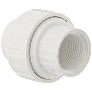 Spears 498 Series PVC Pipe Fitting, Union with EPDM O Ring, Schedule 40, 4" NPT Female: Industrial Pipe Fittings: Industrial & Scientific